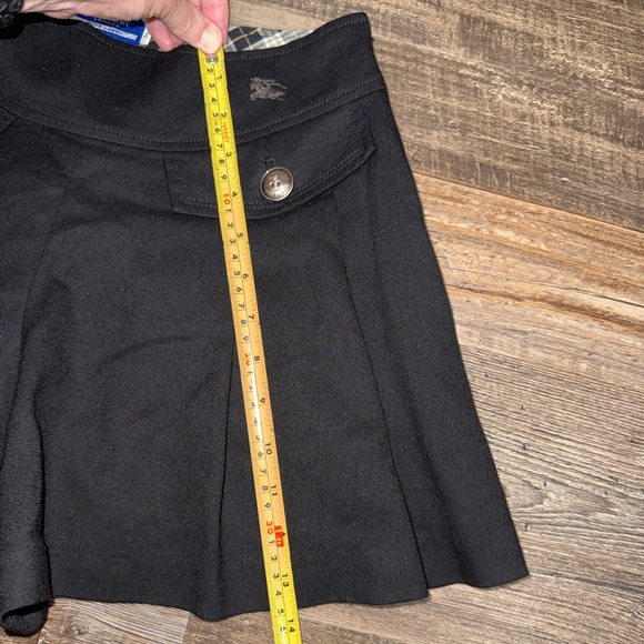 Burberry Blue Label Pleated Short Black Nova Check Waistband Women’s Size 2/4 - Picture 4 of 9